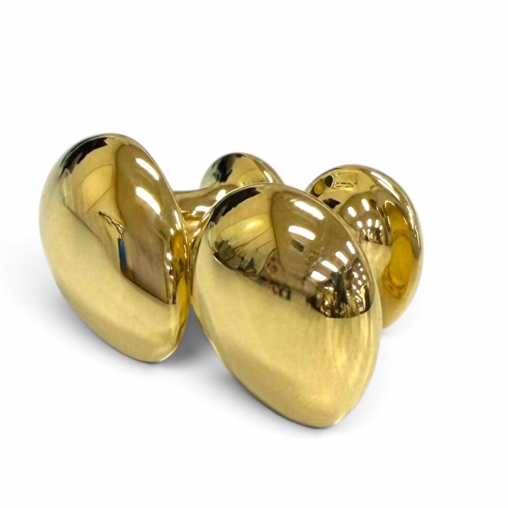 TIFFANY&Co. Tiffany 750 Elsa Peretti Cufflinks, Yellow Gold, Weight 12.87g, M...